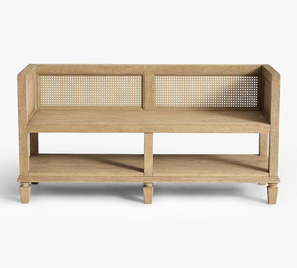 Sausalito Woven Bench Pottery Barn Australia